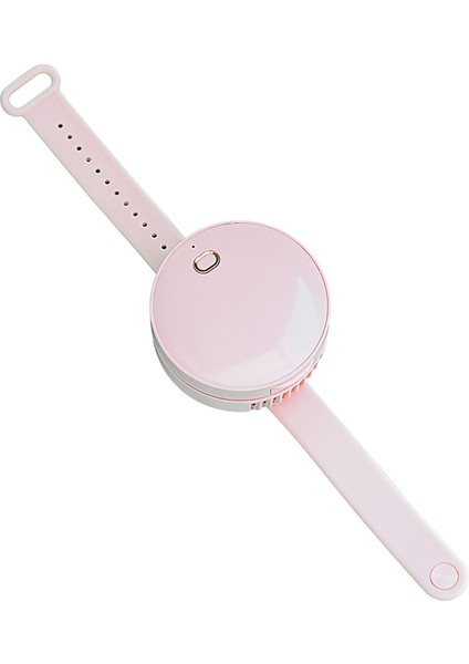 Bilek Fanı Mini Taşınabilir Şarj Edilebilir 1200 Mah Pil, Makyaj Aynası ile Yapraksız Saat Pembe (Yurt Dışından) fiyatları