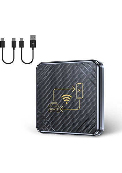 2'si 1 Arada Kablosuz Carplay Android Adaptörü Araç Adaptörü Kablosuz Adaptör Sorunsuz Bir Şekilde Kablolu Android Auto'yu Kablosuz A'ya Dönüştürün (Yurt Dışından)