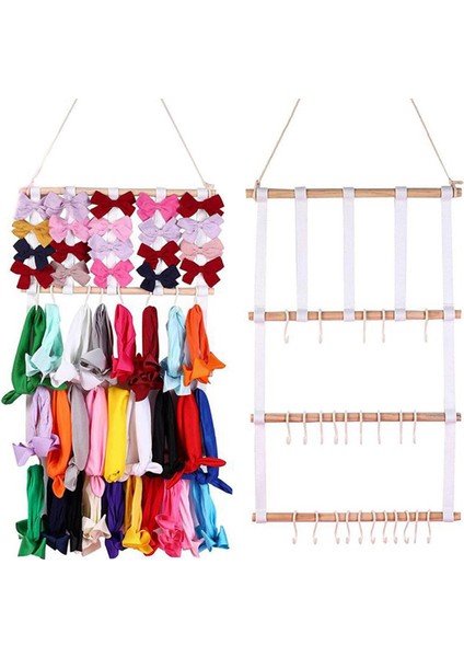 Saç Aksesuarları Tutucu Ekran Saç Fiyonkları Takı Organizatör Kız Için Asılı Scrunchie Tutucu Organizatör Duvar Dekoru A (Yurt Dışından) fırsatları