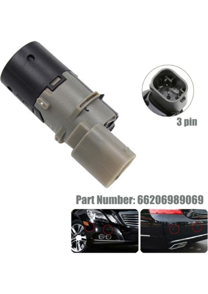 4 Adet Araba Ters Yedekleme Yardımı Park Sensörü ile Uyumlu E39 E46 E53 E60 E61 E63 E64 E65 E66 E83 66206989069 66200309540 (Yurt Dışından)