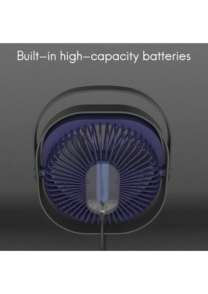 M102 Masaüstü Fanı 6 Inç Mini Taşınabilir Ev Ofis 1500MAH USB Şarjı Sessiz Mavi (Yurt Dışından) indirimleri