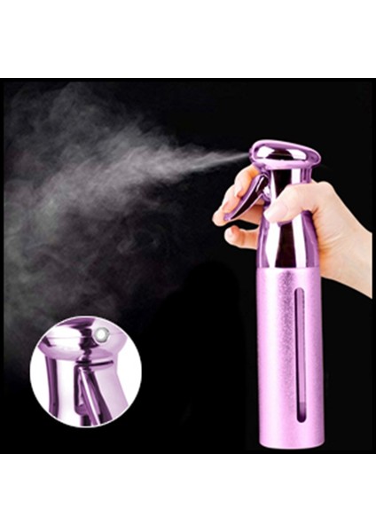 Saç Sisi Sprey Şişesi Için Sprey Şişesi, Berber Için Sürekli Sprey Şişesi Sisleme Stilist Püskürtücüler, 300ML Altın (Yurt Dışından)