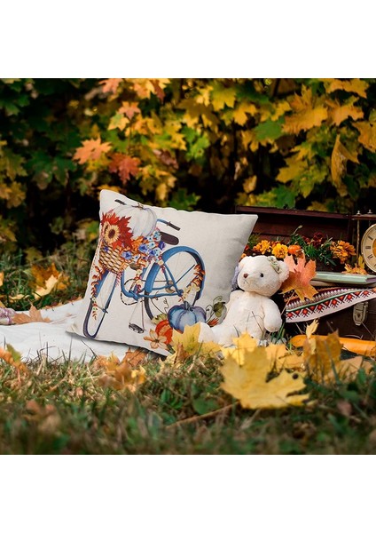 Güz Yastık Kapakları 18X18 4 Set Güz Dekor Sgiving Çiftlik Evi Sonbahar Atmak Yastık Kılıfı Yastık Kılıfı Ev Dekor Için (Yurt Dışından) indirimleri