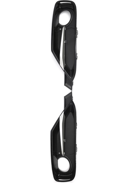 3 Serisi F30 F31 2011-2017 Sis Farı Izgarası Trim Için Dekoratif Şeritler ile Ön Sis Farı Çerçeve Kapağı (Yurt Dışından)