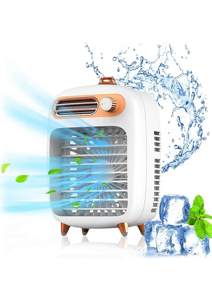 Taşınabilir Klima Fanı, Ev Ofis Için Kişisel Alan Soğutma Fanı, USB Beyaz (Yurt Dışından) fiyatları