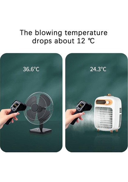 Taşınabilir Klima Fanı, Ev Ofis Için Kişisel Alan Soğutma Fanı, USB Beyaz (Yurt Dışından) fırsatları