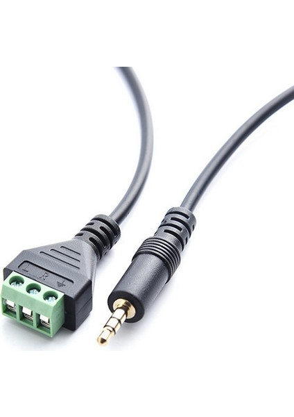 3.5mm 3 Kutuplu Stereo Erkek Fiş 3-Pin Av Video Vida Kalkanı 30 cm Balun Terminali Jak Konnektörü Adaptör Kablosu (Yurt Dışından) modelleri