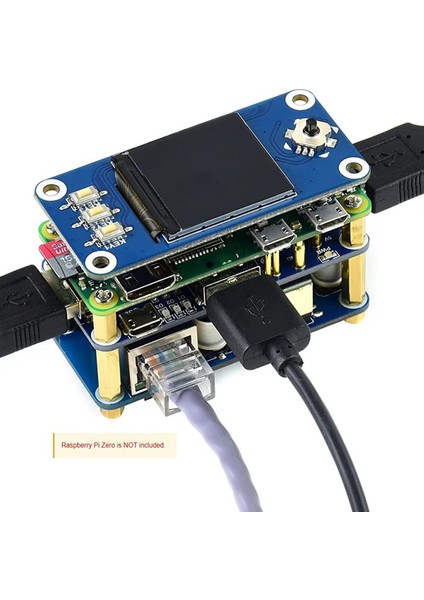 Sıfır/sıfır W/2 W/sıfır Wh/2 Wh ile Uyumlu Kutu Abx Kasalı Poe Ethernet USB Hub Hat (Yurt Dışından)