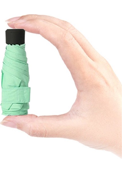 Katlanabilir Şemsiye Mini Şemsiye Seyahat Yağmur Dişlisi Yağmurlu Gün Cep Şemsiye Mini Katlanır Güneş Şemsiyesi Seyahat Şemsiye, C (Yurt Dışından) fırsatları