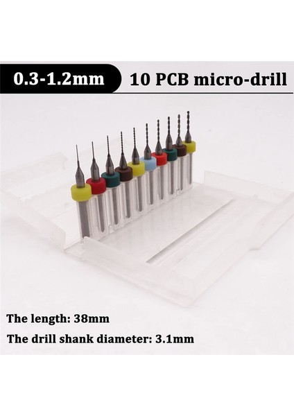 61 Adet Mengene El Matkap Uçları Seti, Pim Mengene El Matkabı, 10 Adet Pcb Mini Matkap Uçları, 48 Parça Mikro Büküm Matkap Uçları ve Cımbız (Yurt Dışından)