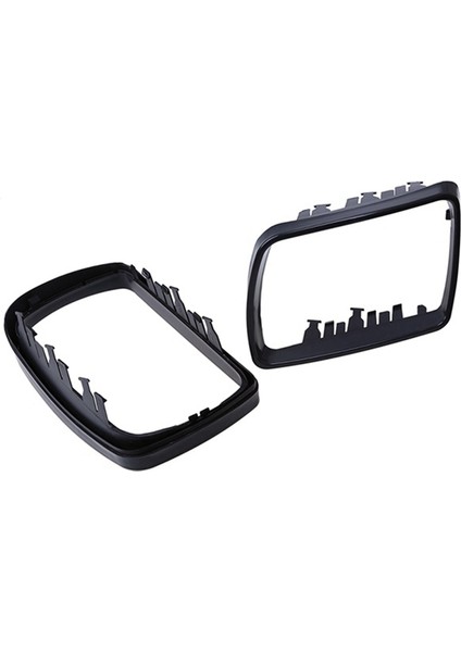 1 Çift Araba Siyah Dikiz Aynası Kapağı Yan Ayna Çerçevesi Değiştirme ile UYUMLU-E53 X5 2000-2006 (Yurt Dışından) indirimleri