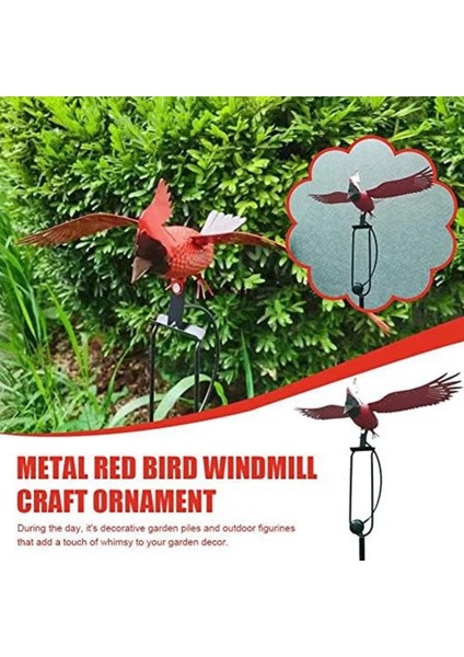 Metal Heykel Bahçe Hissesi Dekor, Gerçekçi Kartal Heykel Rüzgar Spinner, Dekoratif Çırparak Uçan (Yurt Dışından)