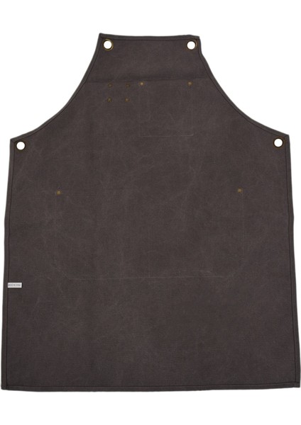 Derin Gri Berber Kanvas Aşçı Önlüğü Barista Barmen Şef Kuaförlük Önlüğü Catering Üniforma Iş Elbisesi Anti-Kirli Tulum (Yurt Dışından) modelleri
