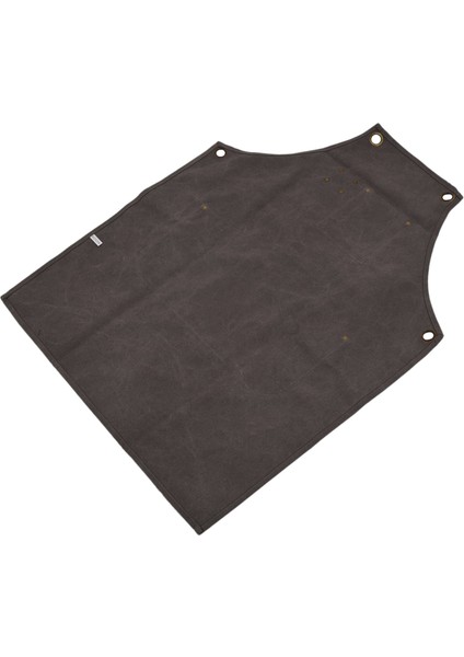 Derin Gri Berber Kanvas Aşçı Önlüğü Barista Barmen Şef Kuaförlük Önlüğü Catering Üniforma Iş Elbisesi Anti-Kirli Tulum (Yurt Dışından) fırsatları