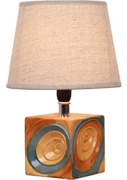 Modern Minimalist Seramik Masa Lambası Oturma Odası Yatak Odası Göz Koruması Başucu Ev Düğün Masa Lambası, B, Ab Tak (Yurt Dışından)