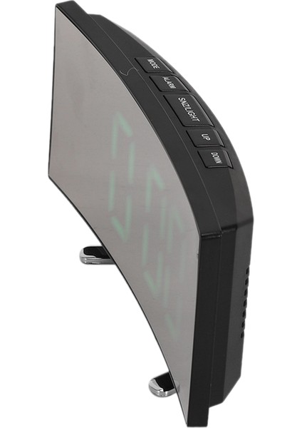 3x Dijital Çalar Saat, Çocuk Yatak Odası Için 7 Inç Kavisli Kısılabilir LED Ekran Dijital Saat, Büyük Sayı Saat, USB Bağlantı Noktası (Yurt Dışından)