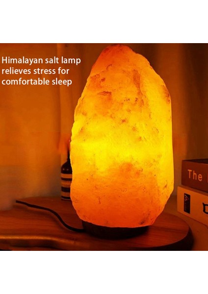 Himalayalar Kristal Tuz Lambası USB LED Atmosfer Işığı Hava Temizleyici Gece Lambası Yatak Odası Oturma Odası Dekoratif Işık (Yurt Dışından) fiyatları