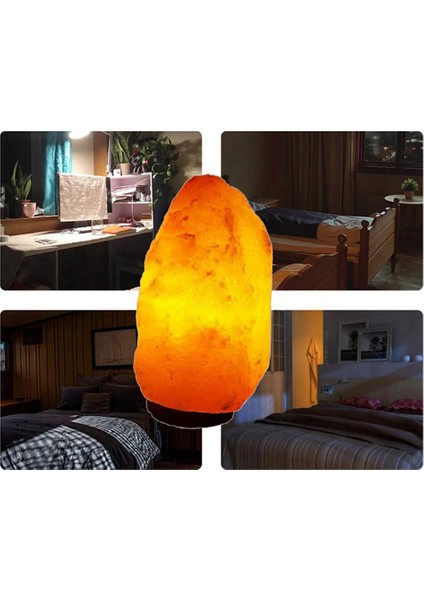 Himalayalar Kristal Tuz Lambası USB LED Atmosfer Işığı Hava Temizleyici Gece Lambası Yatak Odası Oturma Odası Dekoratif Işık (Yurt Dışından) modelleri