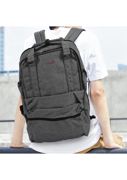 Tigernu Büyük Kapasiteli 15.6 Inç Dizüstü Sırt Çantası USB Şarj Aleti Bilgisayar Çantası Sırt Çantaları Erkekler Iş Rahat Sırt Çantası Gri (Yurt Dışından) modelleri