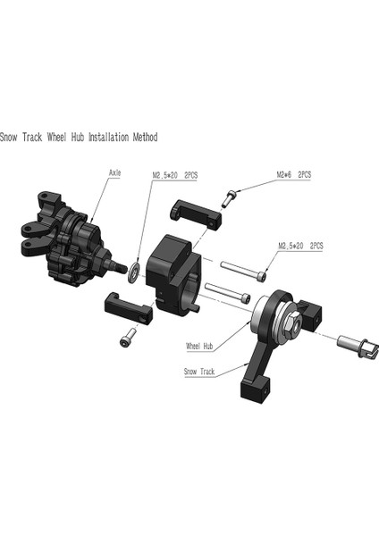 Kar Parça Tekerlek Lastikleri Adaptörü Birleştirici 1/10 Rc Paletli Araba-4 Trx4 Yükseltme Parçaları Aksesuarları (Yurt Dışından) fırsatları