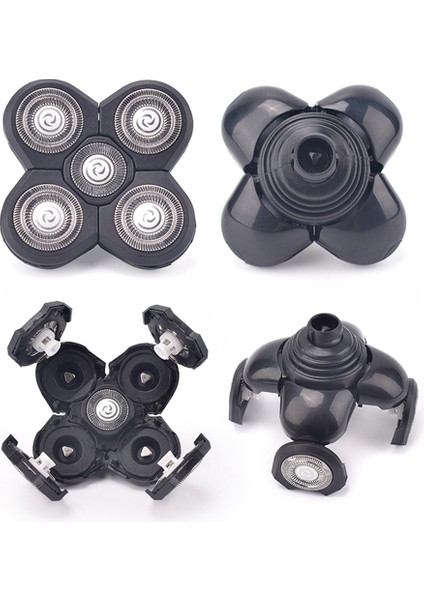 4pcs Yedek Tıraş Makinesi Başlığı Elektrikli Tıraş Makinesi 5 Kesici Yüzen Kafa Su Geçirmez Paslanmaz Çelik Bıçak (Yurt Dışından) indirimleri