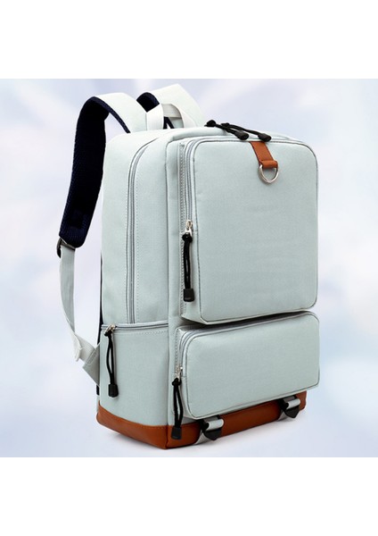 Moda Düz Renk Öğrenci Bilgisayar Sırt Çantası Uni Su Geçirmez Sırt Çantası Erkek Çok Fonksiyonlu Bayanlar Sırt Çantası (Yurt Dışından) modelleri