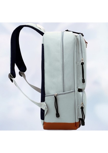 Moda Düz Renk Öğrenci Bilgisayar Sırt Çantası Uni Su Geçirmez Sırt Çantası Erkek Çok Fonksiyonlu Bayanlar Sırt Çantası (Yurt Dışından) fırsatları