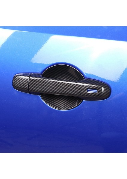 86 GT86 Brz 2012-2020 (Karbon Fiber) ile Uyumlu Araç Dış Kapı Kolu Kapağı Trim (Yurt Dışından)