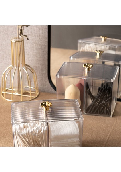 Duvara Monte Pamuk Pedler Depolama Banyo Organizatör Plastik Pamuklu Çubuk Tutucu Tampon Kozmetik (Yurt Dışından) indirimleri