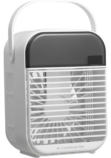 Dijital Ekran Soğutma Fanı Sessiz Gece Lambası Masaüstü Için USB Nemlendirici Hava Soğutucu, Beyaz Şarj (Yurt Dışından) indirimleri