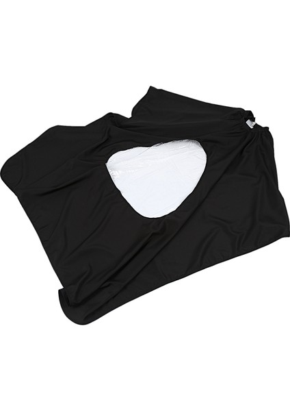 Saç Kesme Pelerini Salon Kuaförlük Kuaför Şeffaf Görünür Saç Kesimi Bezi Görüntüleme Penceresi Berber Bezi (Siyah) (Yurt Dışından) modelleri