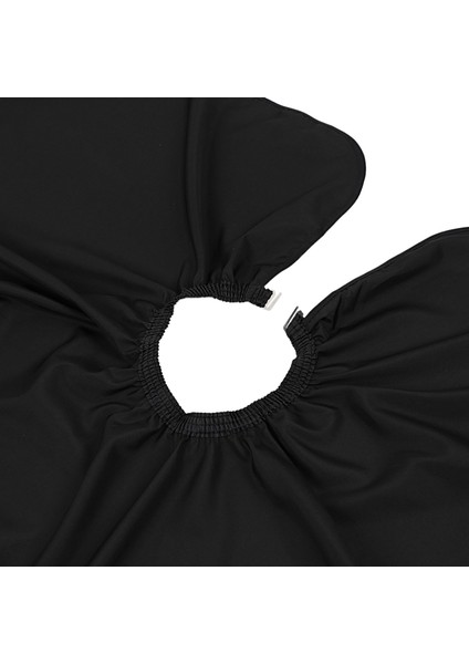 Saç Kesme Pelerini Salon Kuaförlük Kuaför Şeffaf Görünür Saç Kesimi Bezi Görüntüleme Penceresi Berber Bezi (Siyah) (Yurt Dışından) fırsatları