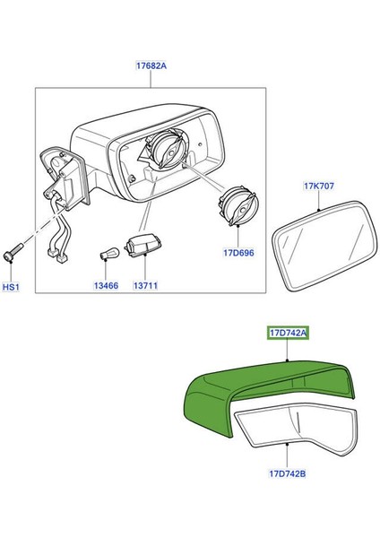 Sağ Kanat Dikiz Yan Ayna Kapağı 4 2 Sport 2010-2016 Krom ile Uyumlu (Yurt Dışından) modelleri