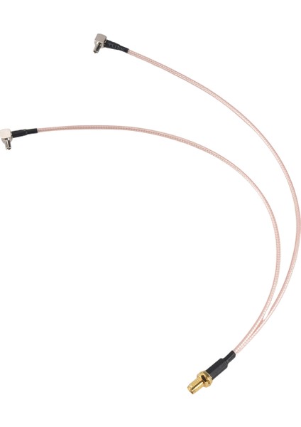 Sma Dişi - Y Tipi 2 x Ts9 Erkek / Crc9 Erkek Konnektör Ayırıcı Birleştirici Pigtail Kablo Rg 316 30 cm Altın (Yurt Dışından) fiyatları