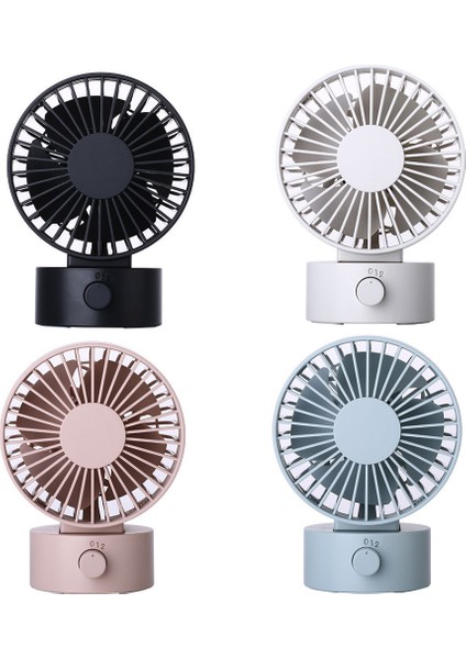 Mini Taşınabilir Sessiz USB Masa Fanı Ev Ofis Elektrikli Salınımlı Masa Soğutucu En Çok Satan (Siyah) (Yurt Dışından)