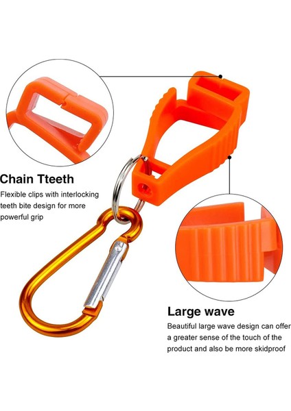 10 Adet Eldiven Klipleri Iş Eldiveni Tutucular Eldiven Kemer Klipsi Metal Karabinalar ile Inşaat Işçisi Için Koruyucu Emek (Yurt Dışından) indirimleri