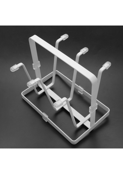 Metal Çelik Kupa Tutucu Askı Mutfak Standı Organizatör Drinkware Kurutma Rafı 6 Kanca Beyaz (Yurt Dışından) fırsatları