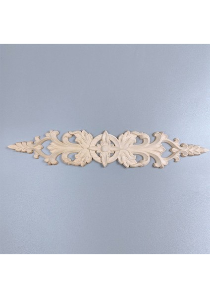 4 Adet 33X6 cm Ahşap Oyma Çıkartması Şerit Köşe Aplikler Uzun Içi Boş Çiçek Çerçeve Mobilya Ahşap Oyma Figürler Zanaat (Yurt Dışından)