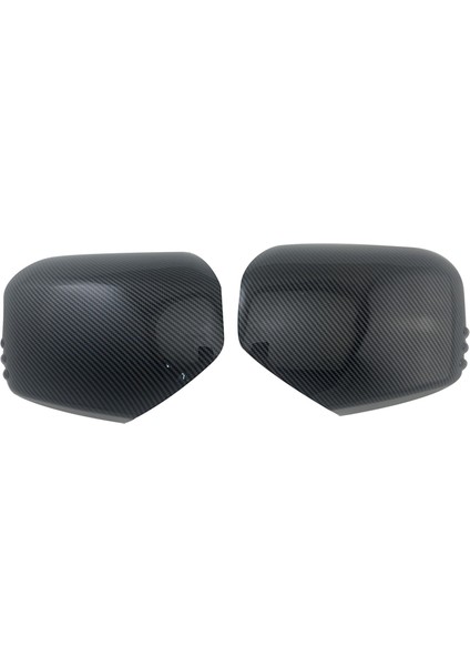 Araba Karbon Fiber Dikiz Yan Cam Ayna Kapağı Trim Çerçeve Yan Ayna Kapakları ile Uyumlu L200 Triton 2006-2014 (Yurt Dışından)