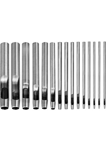 15 Adet Içi Boş Yumruk Deri Delik Delme Kesici 0.5MM-10MM Yuvarlak Yumruk Aracı Seti Deri El Sanatları Çalışma Kiti Deri, Izle (Yurt Dışından) fiyatları
