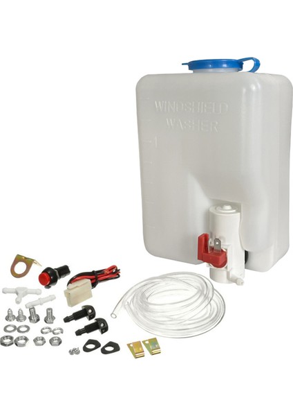 12V 1.5l Silecek Sprey Şişesi Cam Yıkama Şişesi Temizleme Potu Evrensel (Yurt Dışından)