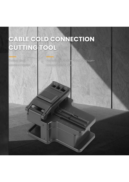4x Comptyco AUA-X01 Ftth Mını Fiber Optik Cleaver Abs Küçük Yüksek Hassasiyetli Fiber Kesici Kablo Soğuk Bağlantı Kesme Aleti (Yurt Dışından)