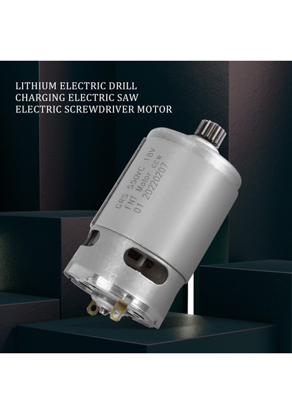 GRS550VC 14 Diş Dc Motor 21500-29000RPM Lityum Matkap Motoru Dc 18V Şarj Edilebilir Elektrikli Testere Tornavida (Yurt Dışından) fiyatları