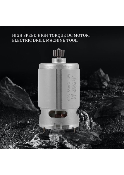 GRS550VC 14 Diş Dc Motor 21500-29000RPM Lityum Matkap Motoru Dc 18V Şarj Edilebilir Elektrikli Testere Tornavida (Yurt Dışından) modelleri