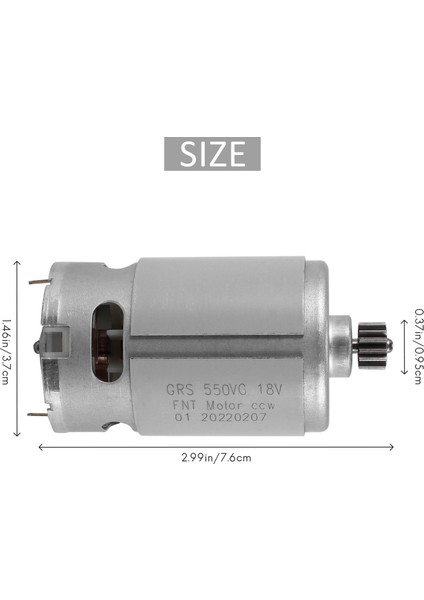 GRS550VC 14 Diş Dc Motor 21500-29000RPM Lityum Matkap Motoru Dc 18V Şarj Edilebilir Elektrikli Testere Tornavida (Yurt Dışından) fırsatları