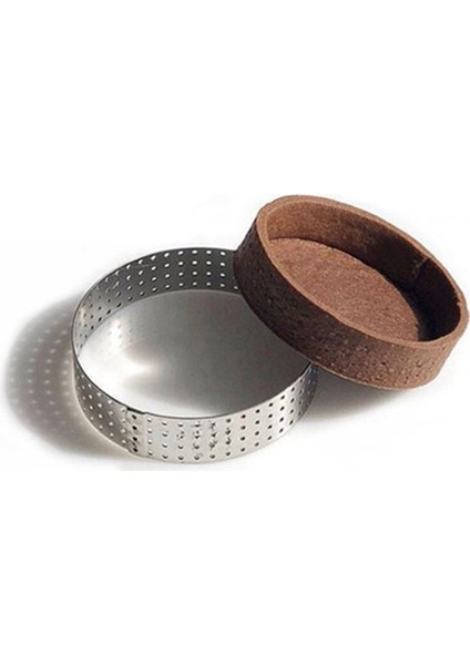 Торт В Форме,36 Adet 6 cm Tart Yüzük Paslanmaz Çelik Tartlet Kalıp Daire Kesici Pasta Halkası Isıya Dayanıklı Delikli Kek Mus Kalıpları (Yurt Dışından) indirimleri