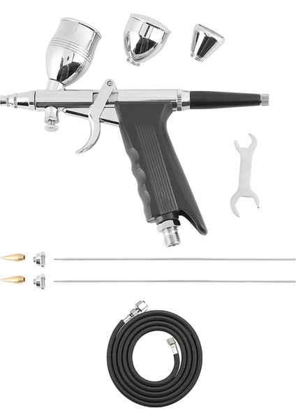 Многоцелевые Наборы,airbrush Seti, Çift Eylem Tetik Airbrush Airbrush Sprey Aracı Set Boyama Çivi Kek Dövme Makyaj Için (Yurt Dışından)