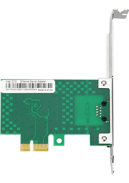 Pcı Express Ağ Kartı Pcıe X1 - RJ45 Gigabit Ethernet Ağ Adaptörü, I210 Çip 1000MBPS Pxe Ağ Kartı ile Uyumlu (Yurt Dışından)