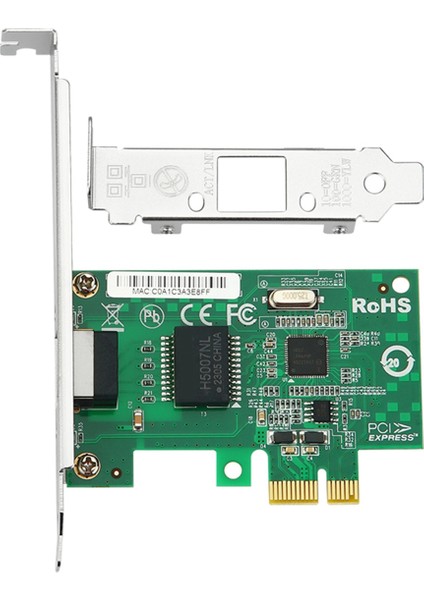 Pcı Express Ağ Kartı Pcıe X1 - RJ45 Gigabit Ethernet Ağ Adaptörü, I210 Çip 1000MBPS Pxe Ağ Kartı ile Uyumlu (Yurt Dışından)