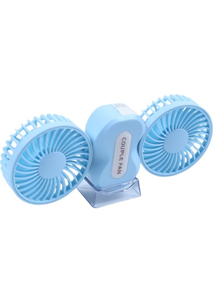 Dizüstü Fan USB Şarj Katlanır Mini Taşınabilir Küçük Öğrenci Masaüstü Ayakta Pc Pil Şarj Edilebilir-Mavi (Yurt Dışından)